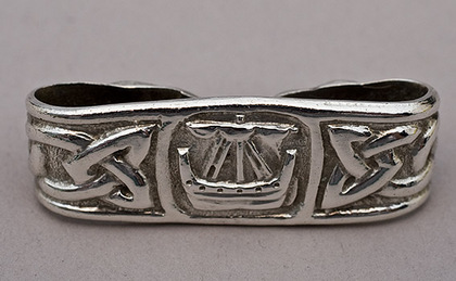 Iona Silver Scarf Ring - Alex Ritchie